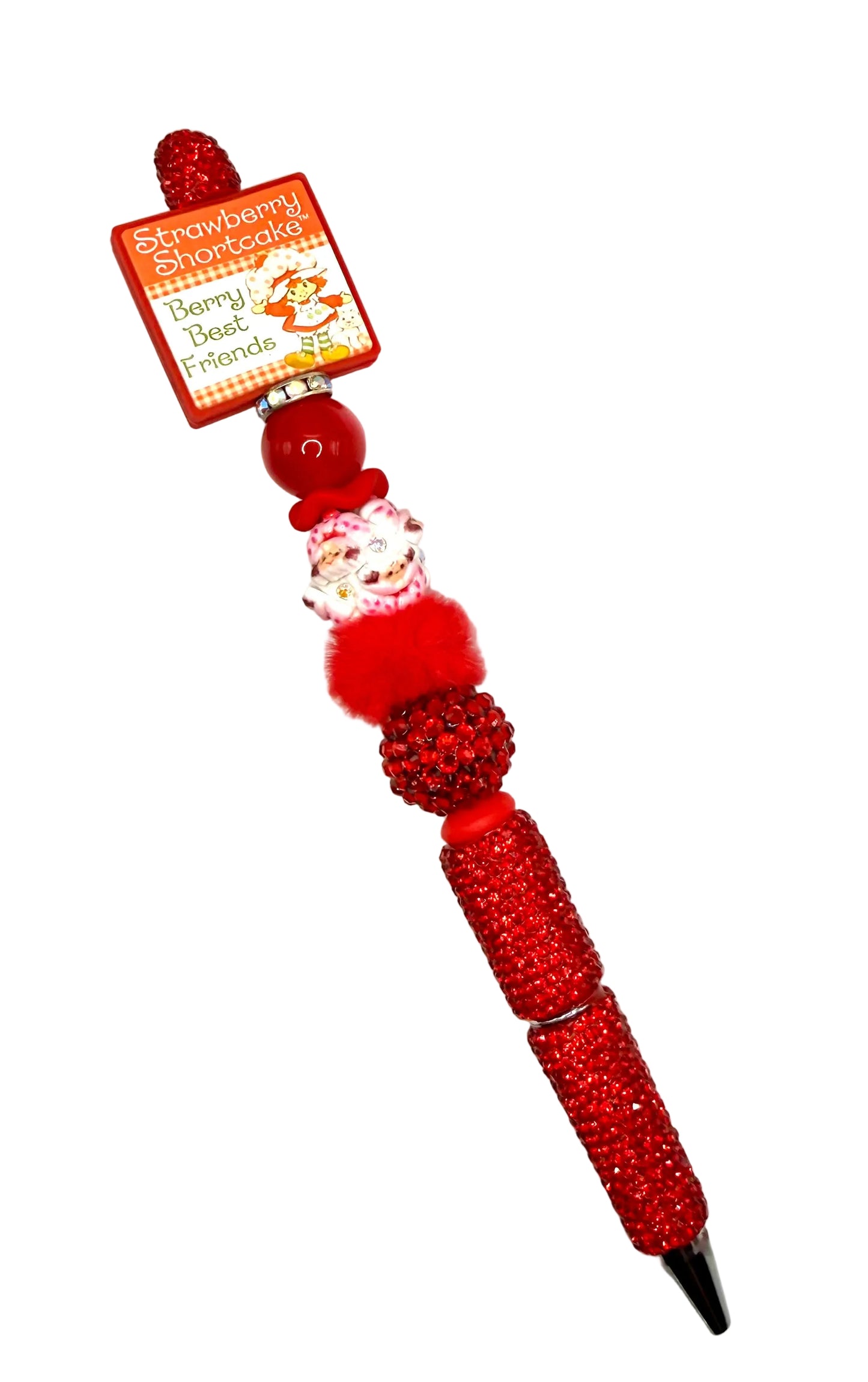 🍓 Strawberry Shortcake “Berry Best Friends” Beaded Pen 🍓